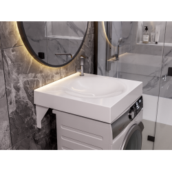 Раковина Paola Sergio 600 над стиральной машиной Раковина Paola Sergio 600 над стиральной машиной